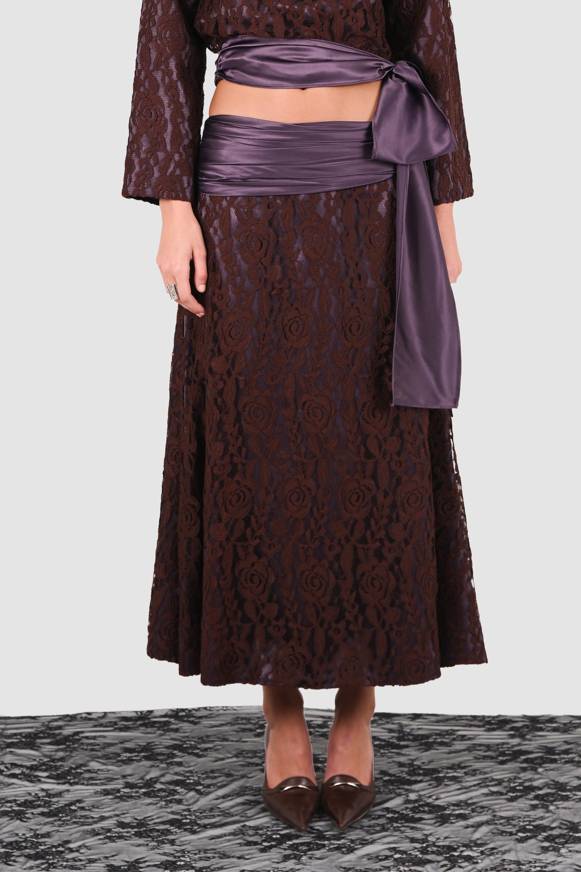 Purple Gergar Skirt