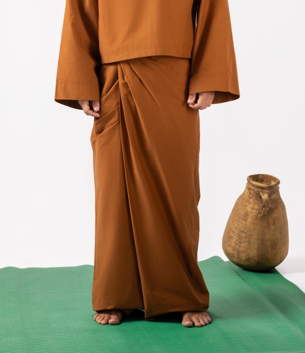 Brown Galabeya Pants