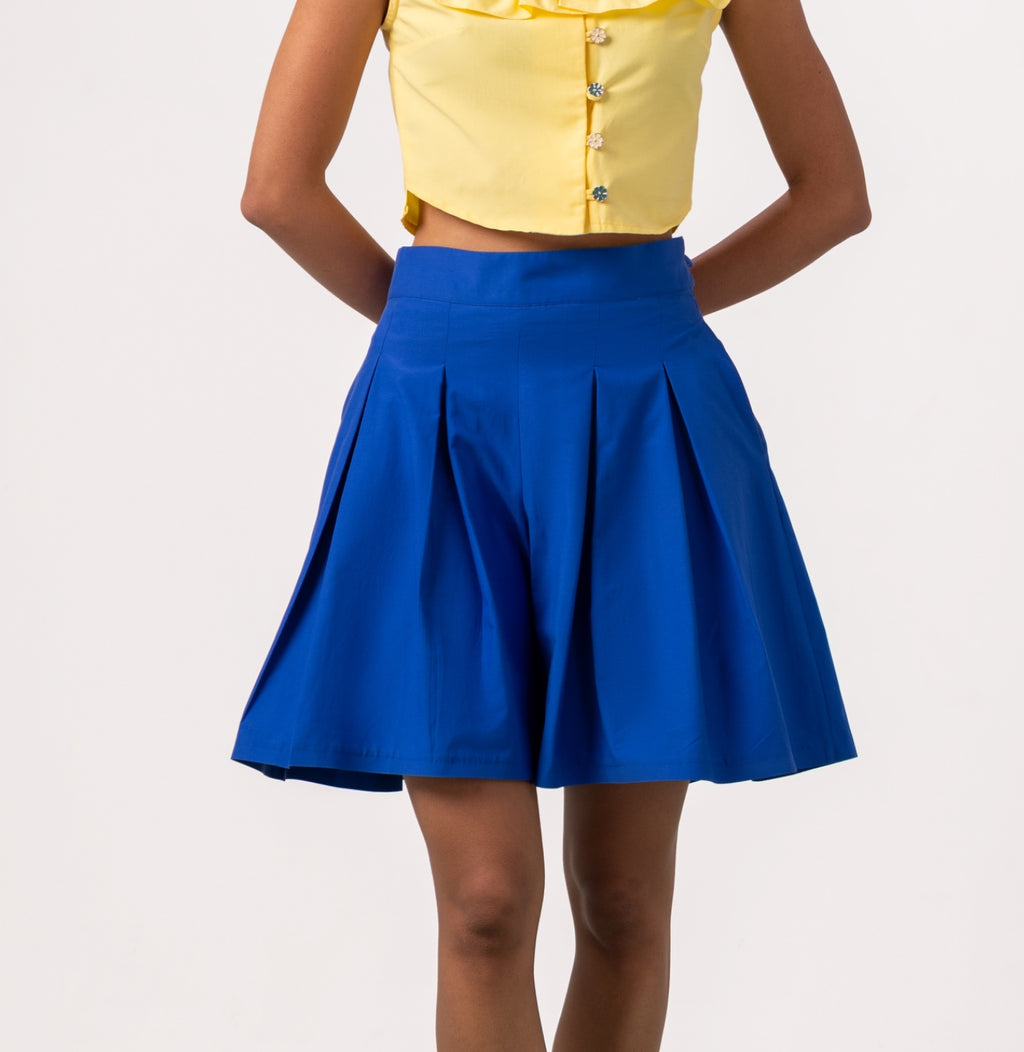 Blue Galabeya Shorts